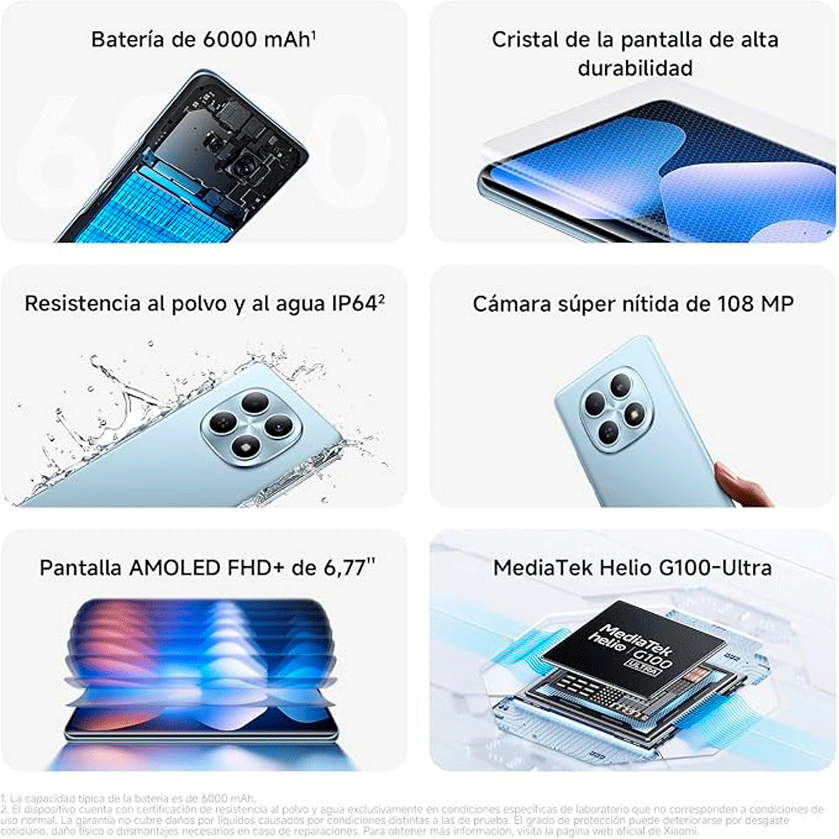 Servicelshop | Tienda online de celulares | HOT DAYS | Xiaomi Redmi Note 15 8RAM / 256GB libre desbloqueado foto7