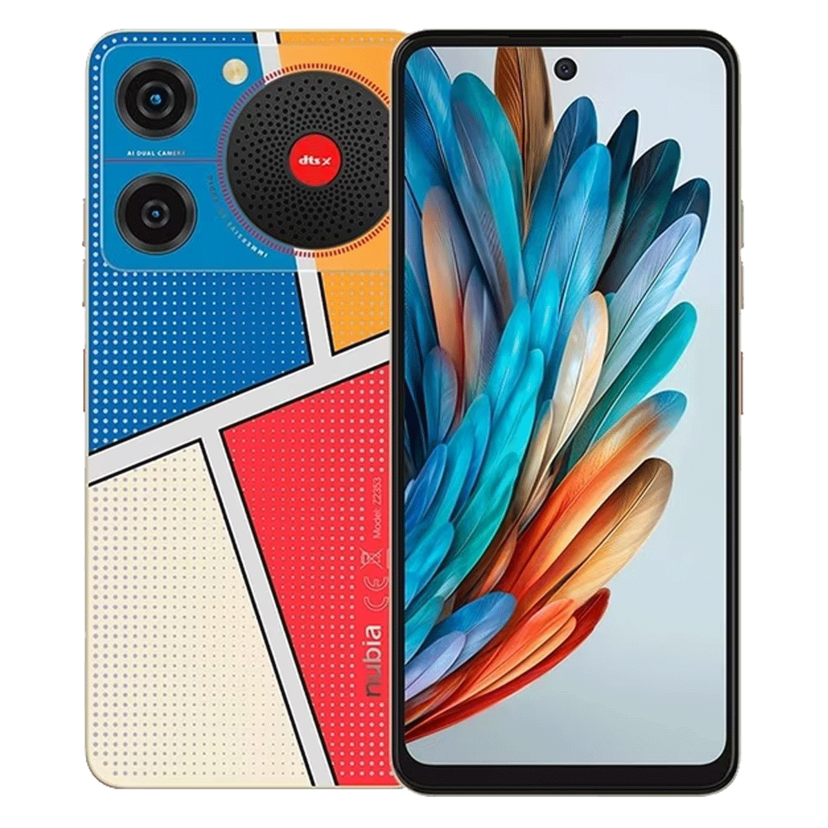 Nubia Music 128GB 4GB RAM Azul Beige + Diadema Bluetooth G-TIDE C1 Regalo
