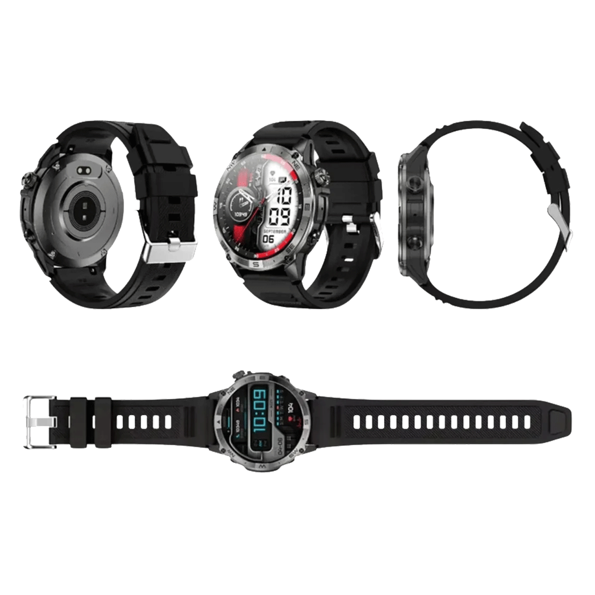 Smartwatch G-TiDE R6 Pro GPS AMOLED 1.43" Bluetooth Llamadas NFC IP68