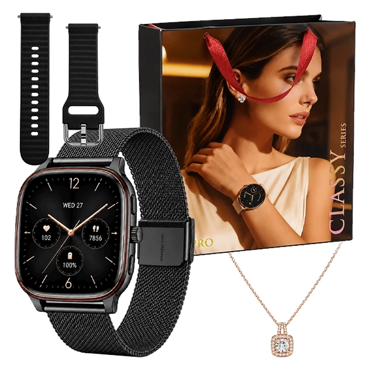 Smartwatch G-TIDE S7 Pro AMOLED 1.73” Llamadas Bluetooth IP68