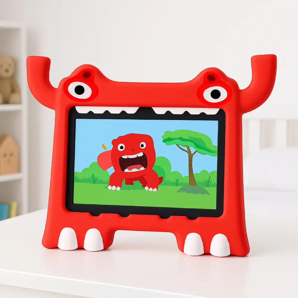 AMSCHEL K98 64GB 4GB RAM MONSTRUO ROJO Tableta Para niño