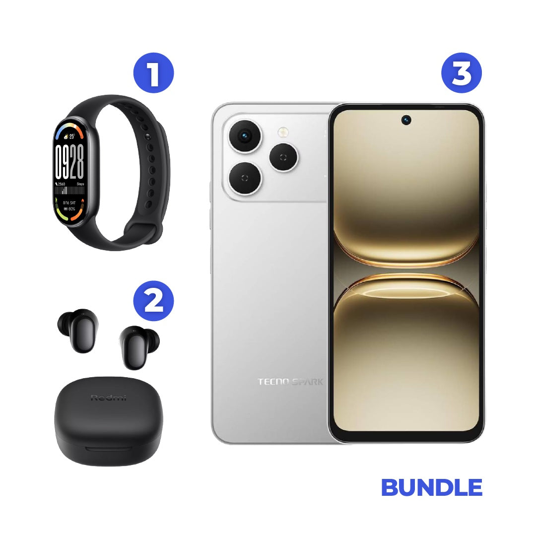 Tecno Spark 40 regalo smart band 10 y redmi buds play