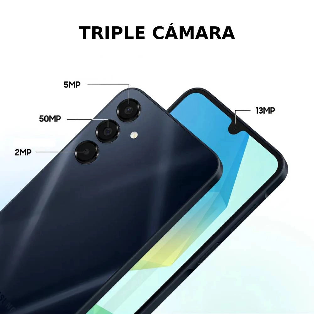 celular samsung galaxy a16 126GB smartphone samsung gama media COLOR NEGRO barato buena camara