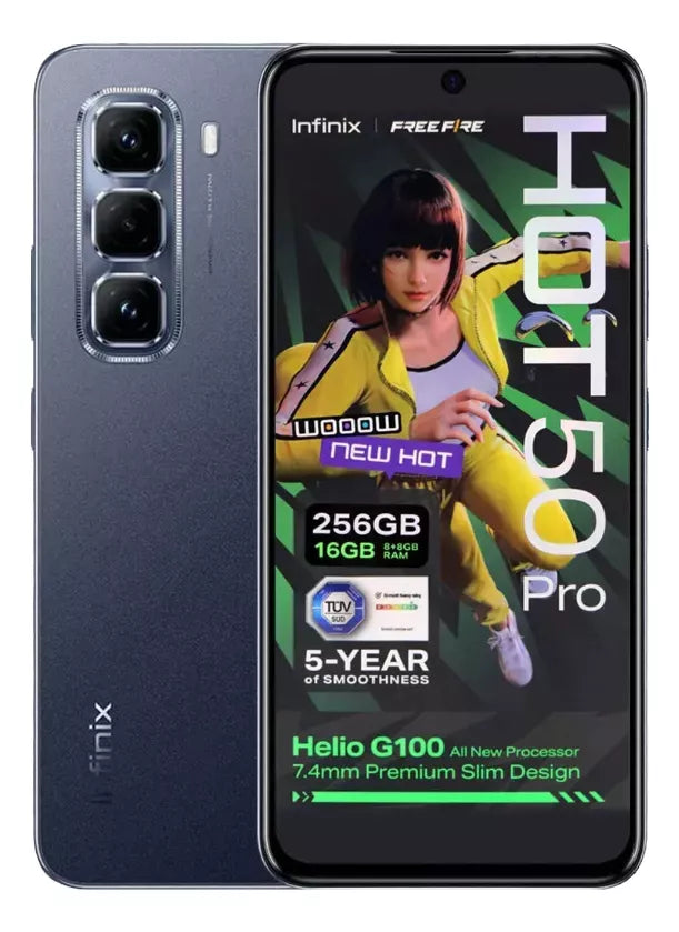 Infinix Hot 50 Pro 4G 8GB/256GB Edición Free Fire