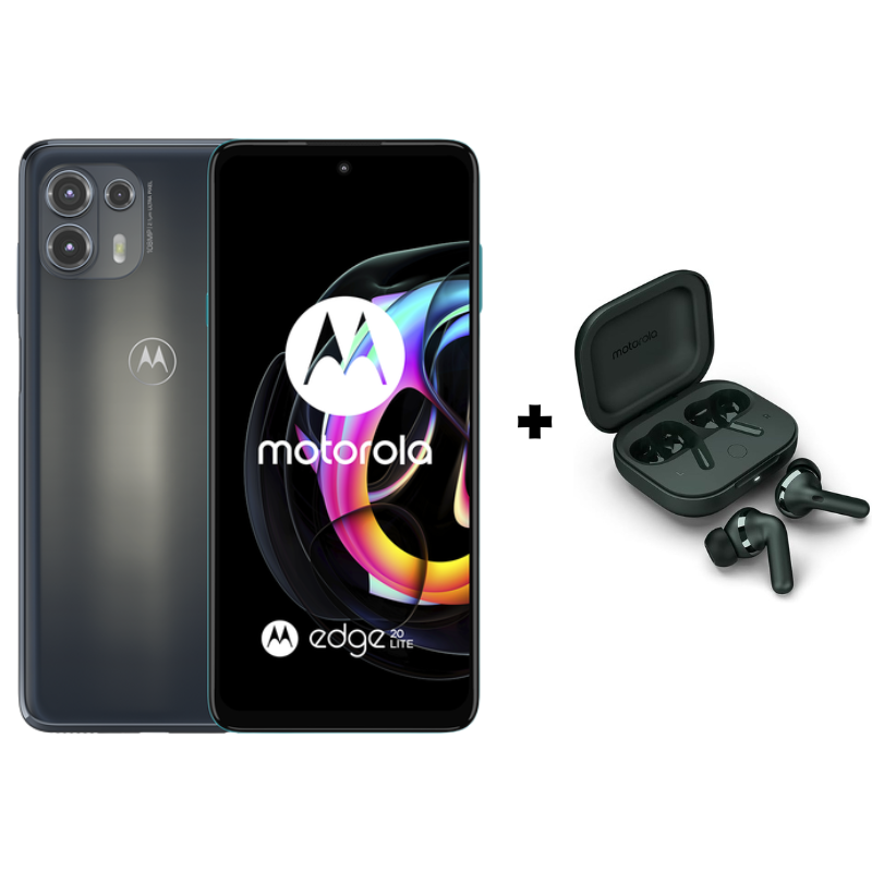 Motorola Edge 20 Lite + Audífonos Moto Buds Sound By Bose