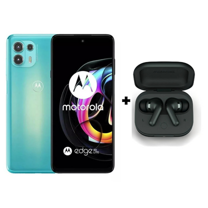 Motorola Edge 20 Lite + Audífonos Moto Buds Sound By Bose