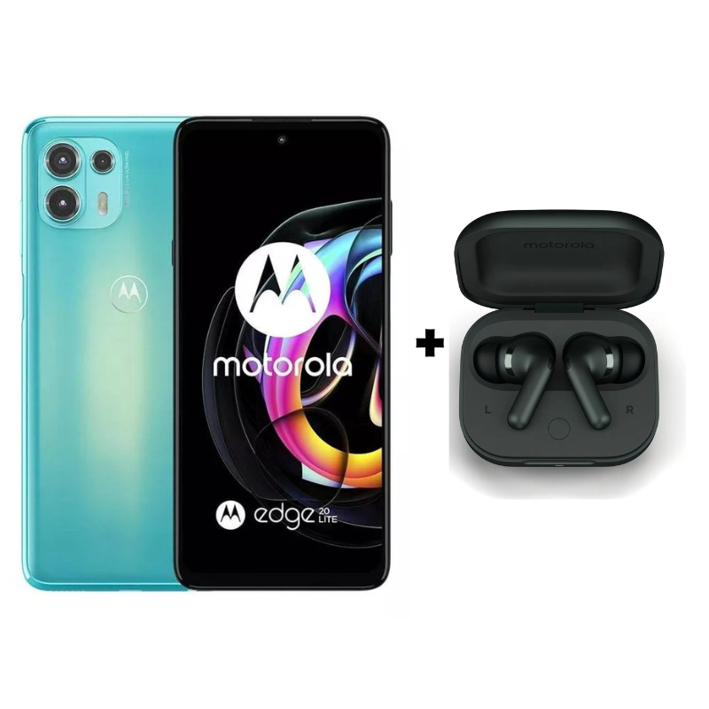 Motorola Edge 20 Lite + Audífonos Moto Buds Sound By Bose