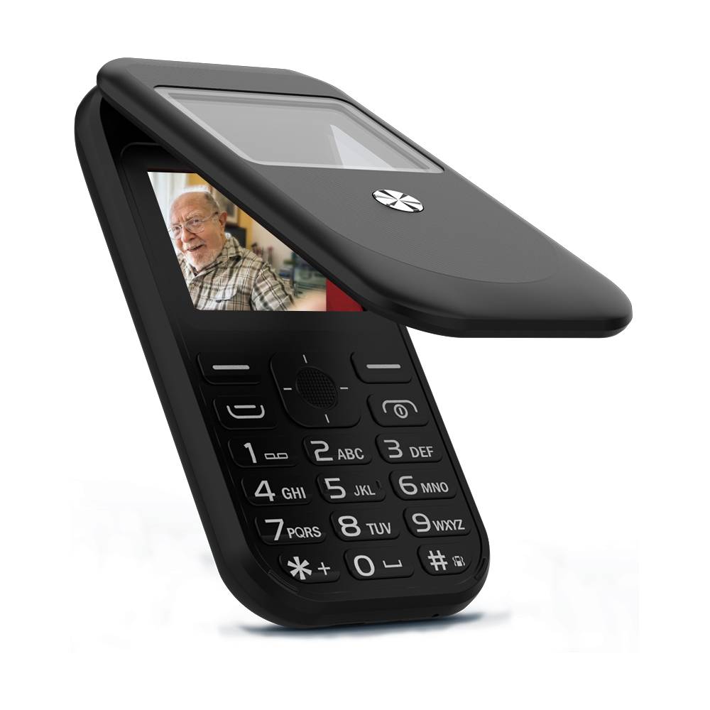 Celular Logic F6G Flip 3G para adultos mayores
