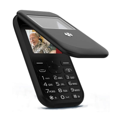 Celular Logic F6G Flip 3G para adultos mayores