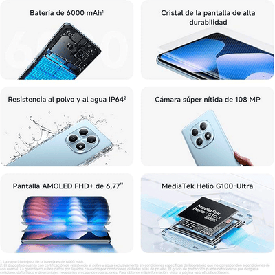 Servicelshop | Tienda online de celulares | HOT DAYS | Xiaomi Redmi Note 15 8RAM / 256GB libre desbloqueado foto7