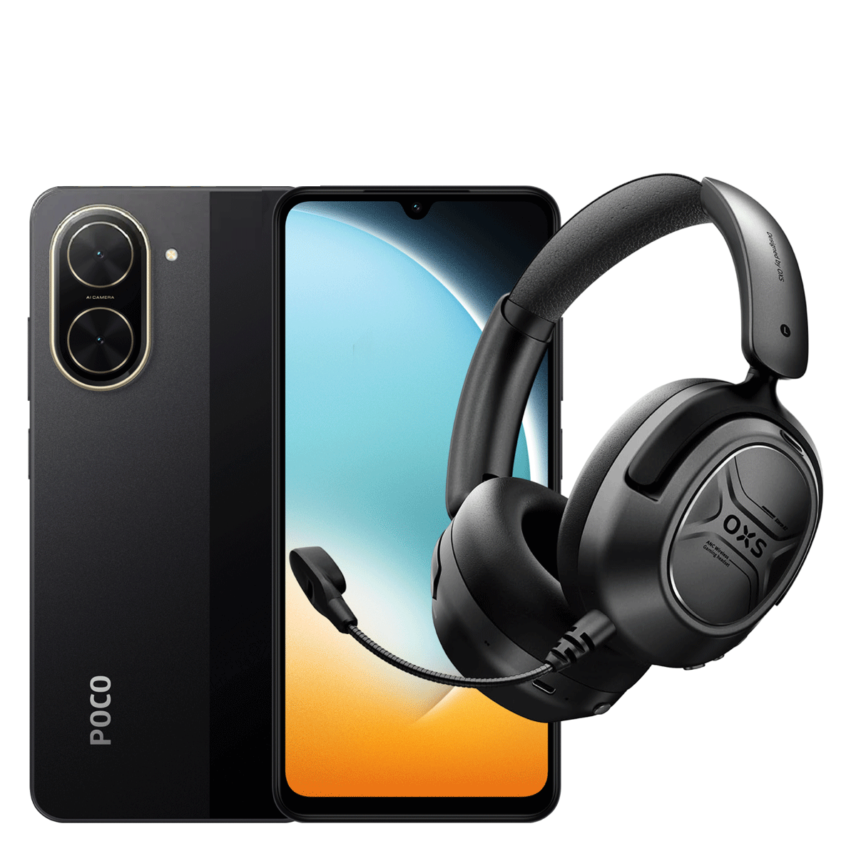 Servicelshop | Tienda online de celulares | Regreso a clases | Xiaomi POCO C71 4GB RAM 128GB + Audifonos Gaming Storm OSX A2 foto 1