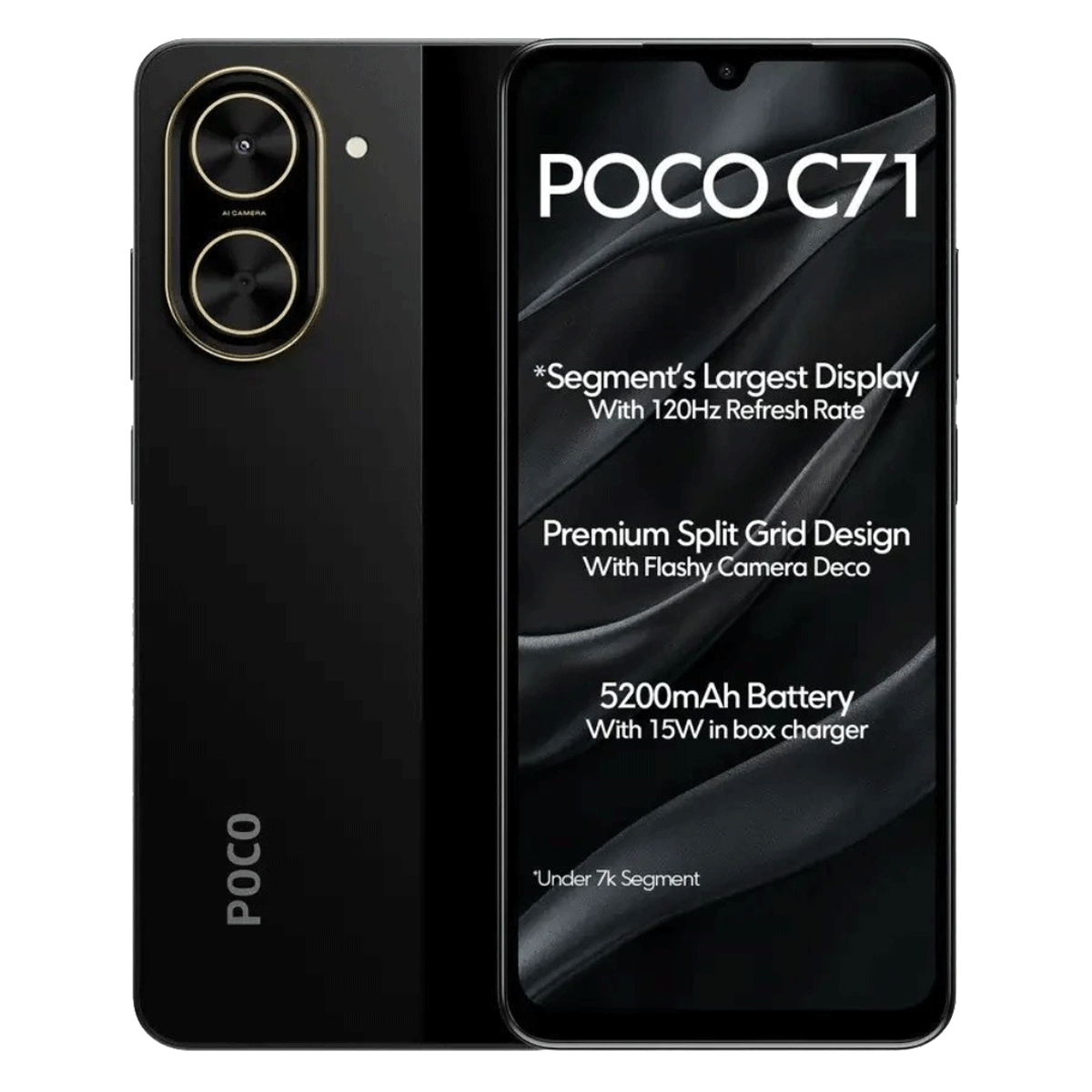 Xiaomi POCO C71 4GB RAM 128GB 4G Smartphone 120Hz 32MP 5200mAh