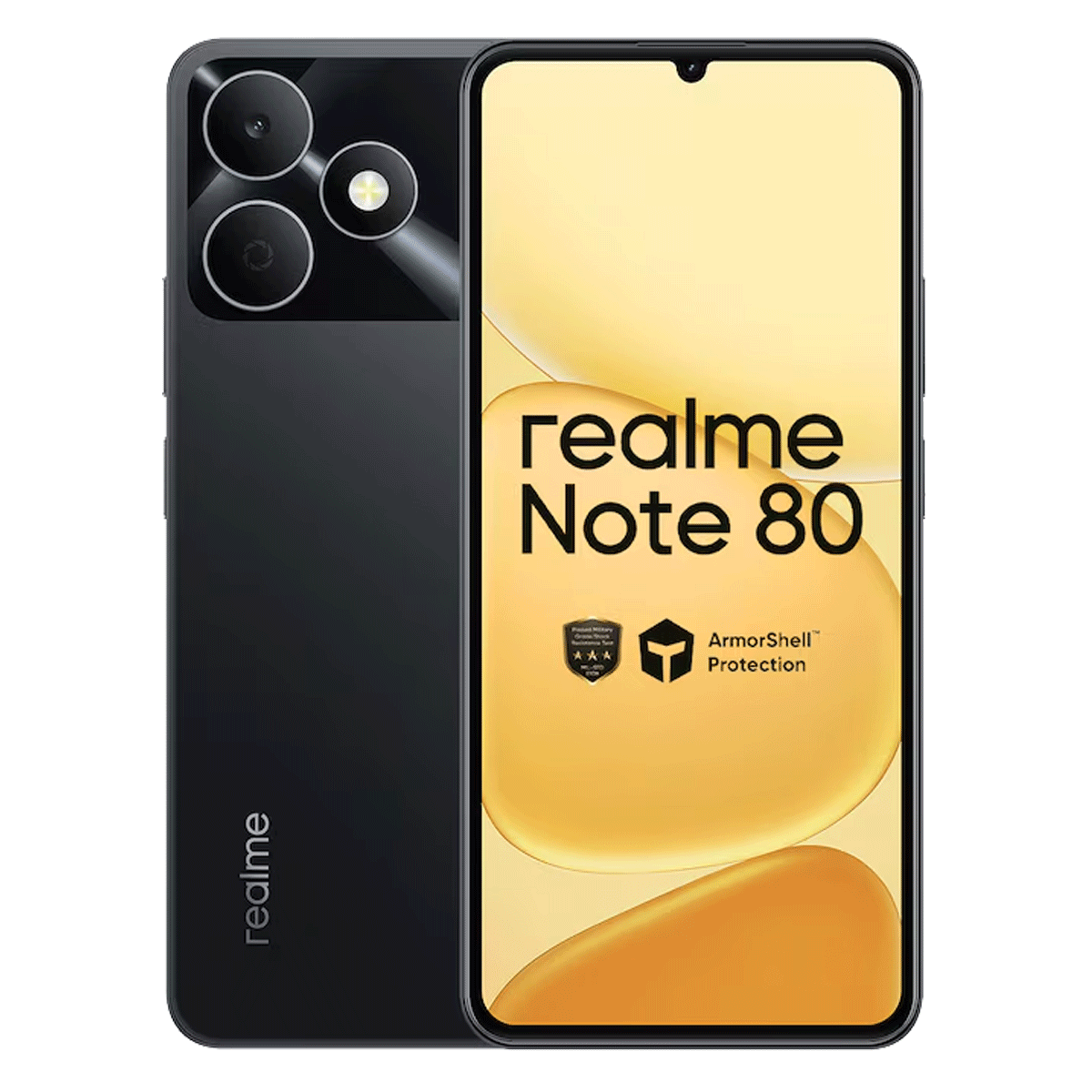 Realme Note 80 128GB 4GB RAM Negro 4G 90Hz Batería 6000mAh IP54 Negro Desbloqueado