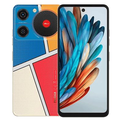 Nubia Music 128GB 4GB RAM Azul Beige 4G LTE Celular Cámara 50MP