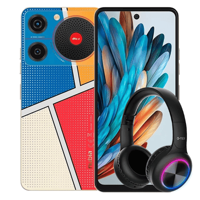 Nubia Music 128GB 4GB RAM Azul Beige + Diadema Bluetooth G-TIDE C1 Regalo
