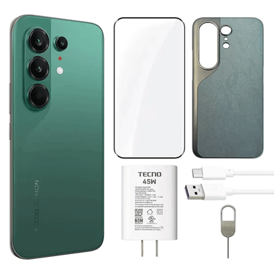 TECNO CAMON 50 Pro 8GB RAM 256GB Verde 4G AMOLED 144Hz Cámara 50MP