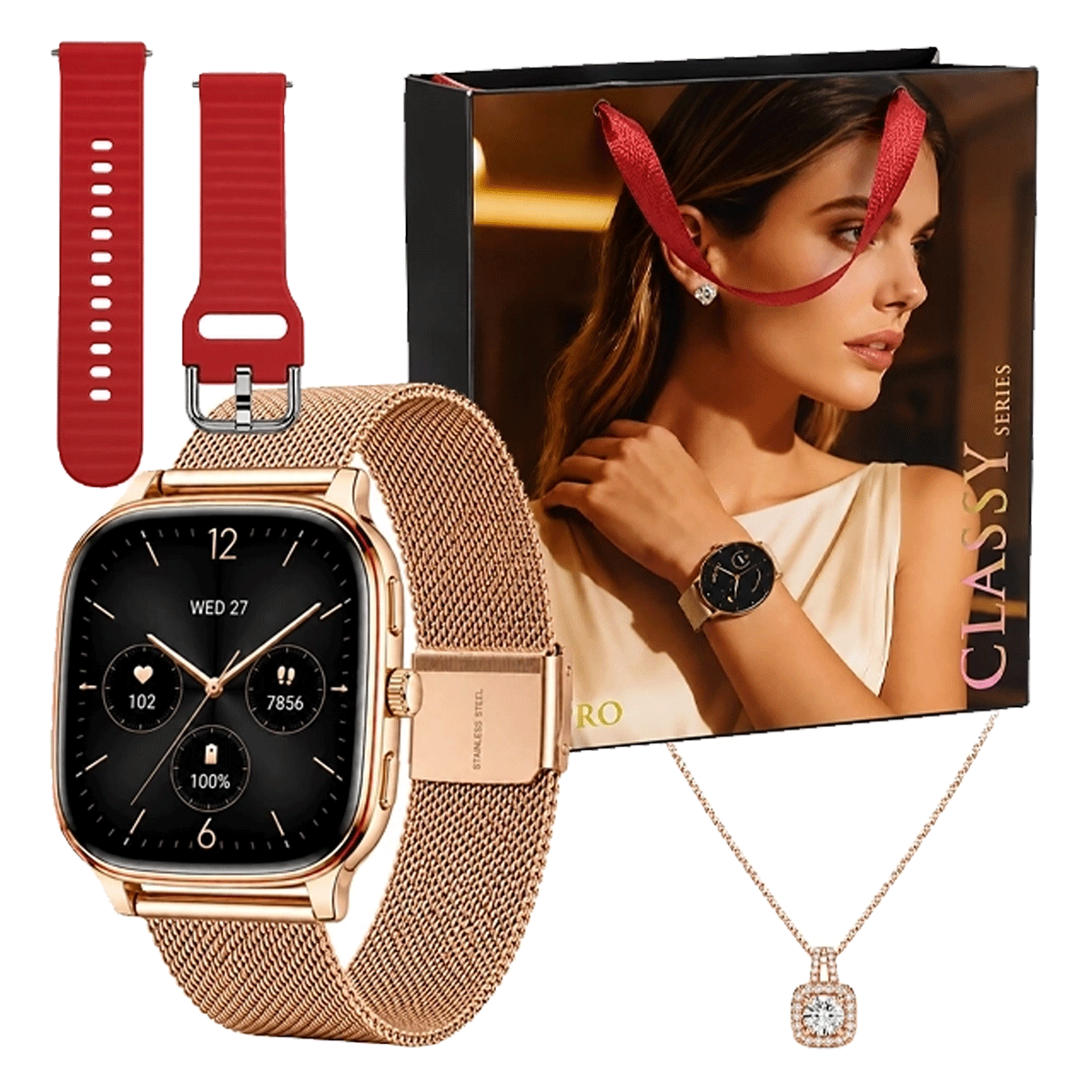 Smartwatch G-TIDE S7 Pro AMOLED 1.73” Llamadas Bluetooth IP68