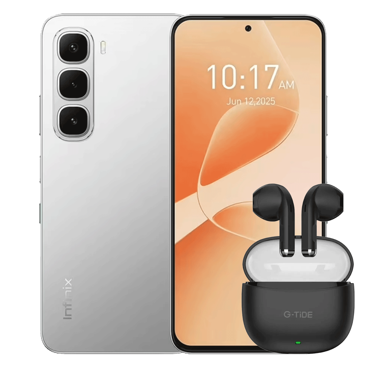 Combo Infinix Hot 60i 8GB/256GB desbloqueado + Audifonos G-Tide L21