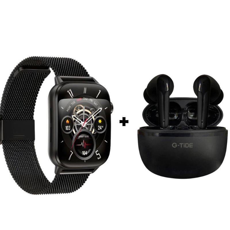 Smartwatch G-tide S6 Pro + Audífonos G-tide Buds 2 Pro
