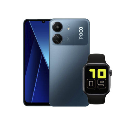POCO C65 6/128GB Azul+ Smartwatch T500